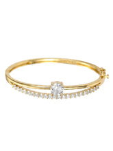 Peora Sparkling Crystal Bracelet- Gold