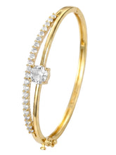 Peora Sparkling Crystal Bracelet- Gold