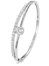 Peora Sparkling Crystal Bracelet- Silver