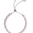 Peora Delicate Heart Chain Bracelet - Silver