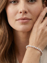 Peora Delicate Heart Chain Bracelet - Silver