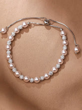 Peora Delicate Heart Chain Bracelet - Silver