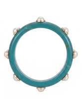 Peora Ocean Pearl Accent Resin Bangle