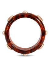 Peora Tortoise Shell Beach Charm Resin Bangle