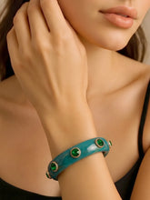 Peora Ocean Stone Accent Resin Bangle