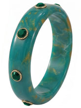 Peora Ocean Stone Accent Resin Bangle