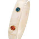 Peora MoonBeam Stone Accent Resin Bangle