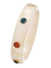 Peora MoonBeam Stone Accent Resin Bangle