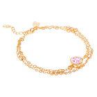Gold Plated Pink Orbit Bracelet
