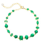 Gold Plated Emerald Spectrum Bracelet
