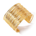 Peora Layered Wire Bracelet – Sleek & Stylish Statement