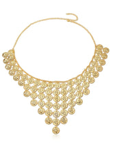 Golden Dusk Cascading Coin Belt