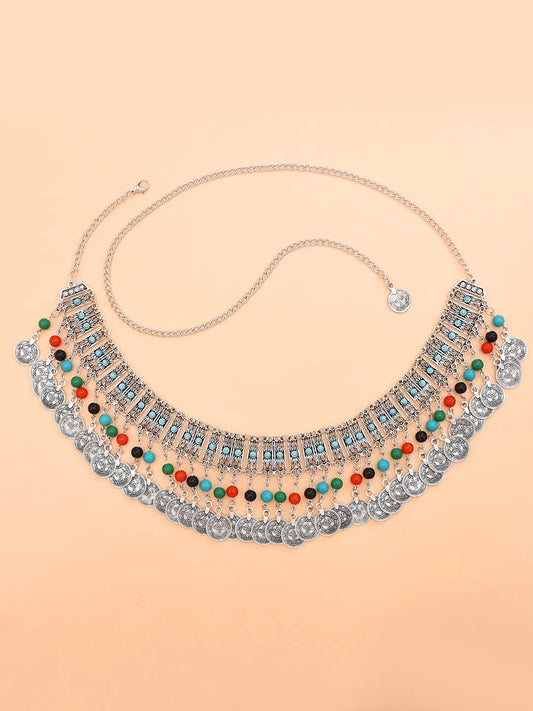 Carnival Charm Bead & Coin Belt