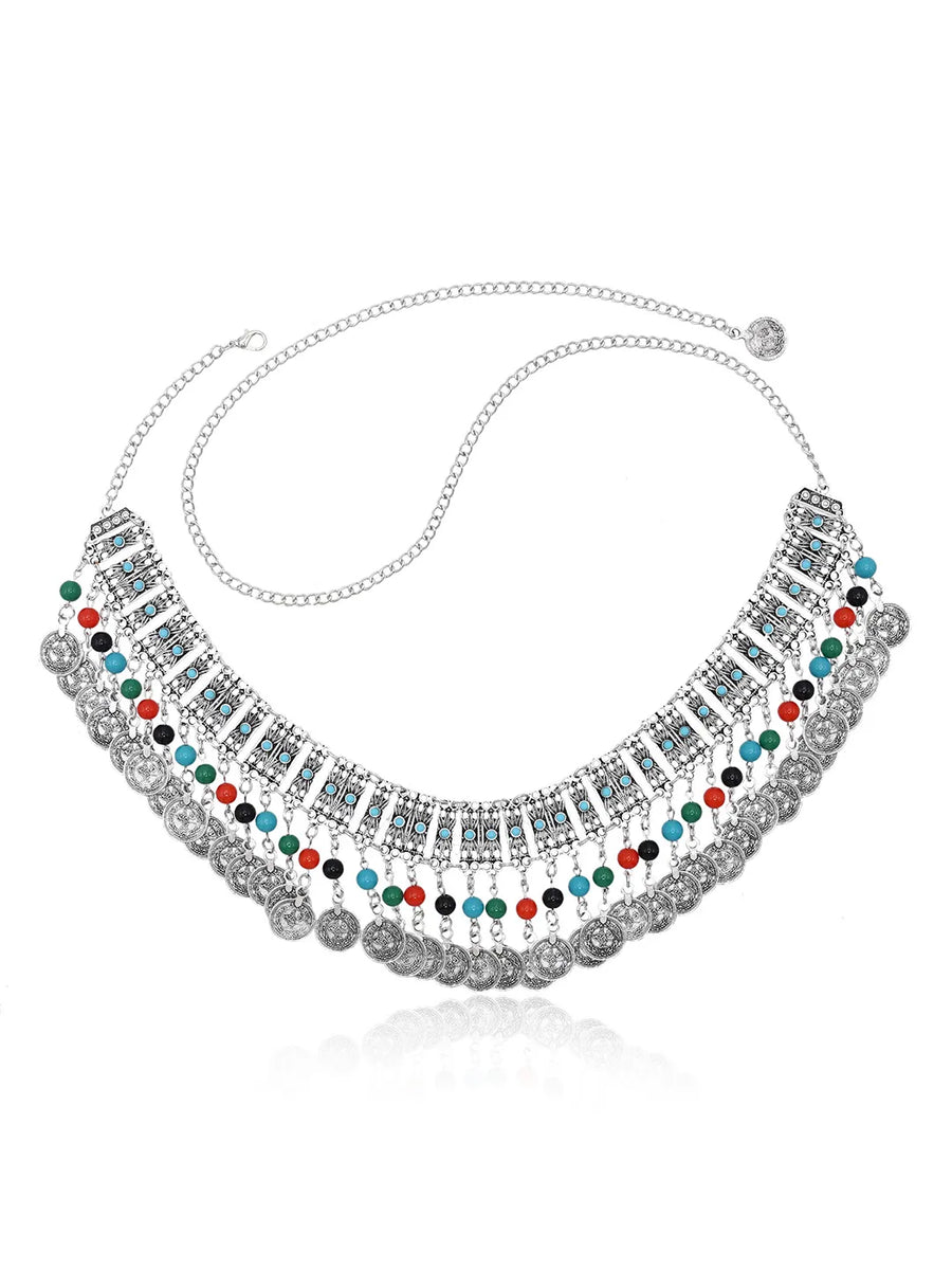 Carnival Charm Bead & Coin Belt