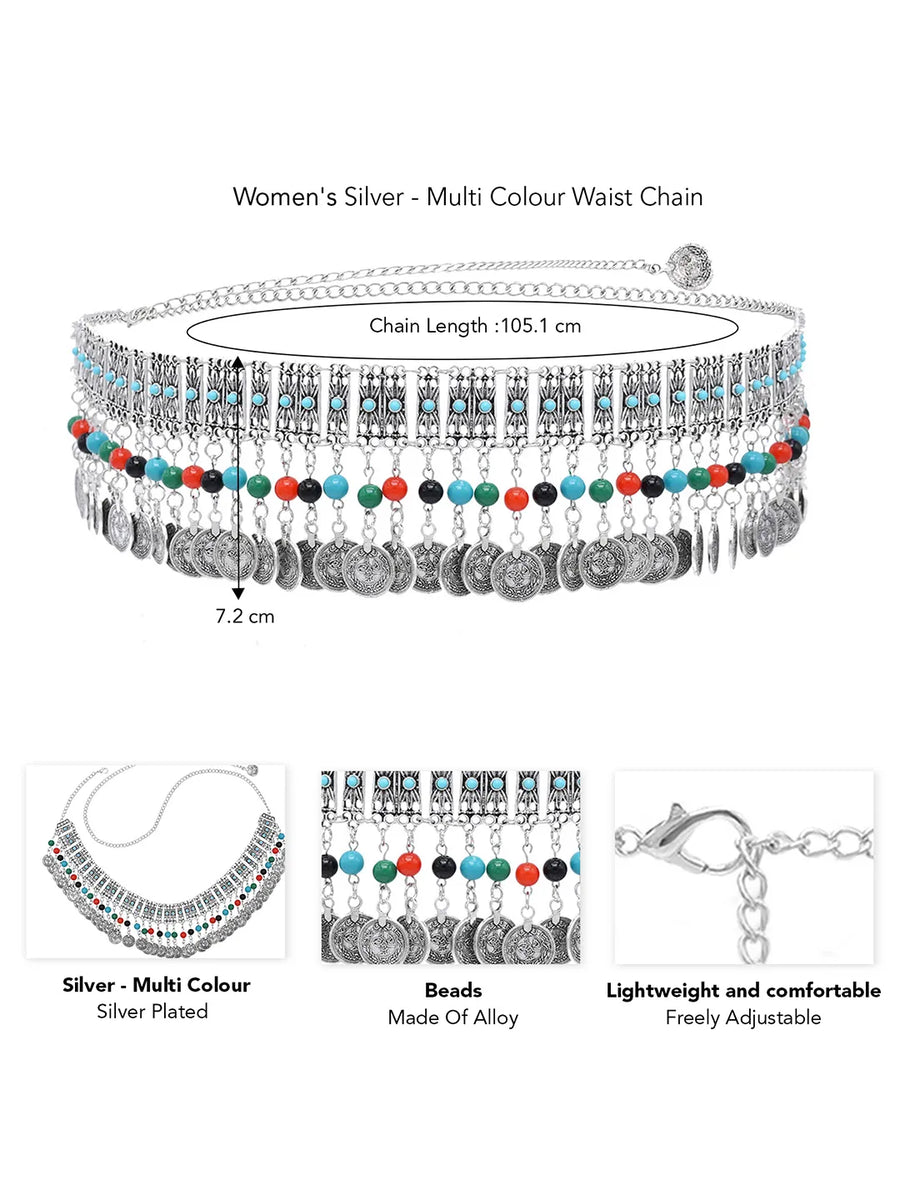 Carnival Charm Bead & Coin Belt