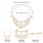 Sunlit Charm Multi Layer Belly Chain