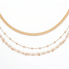 Peora Delicate Pearl Belly Chain - Gold