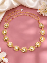 Gold Plated Pearl Belly Chain