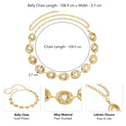 Gold Plated Pearl Belly Chain