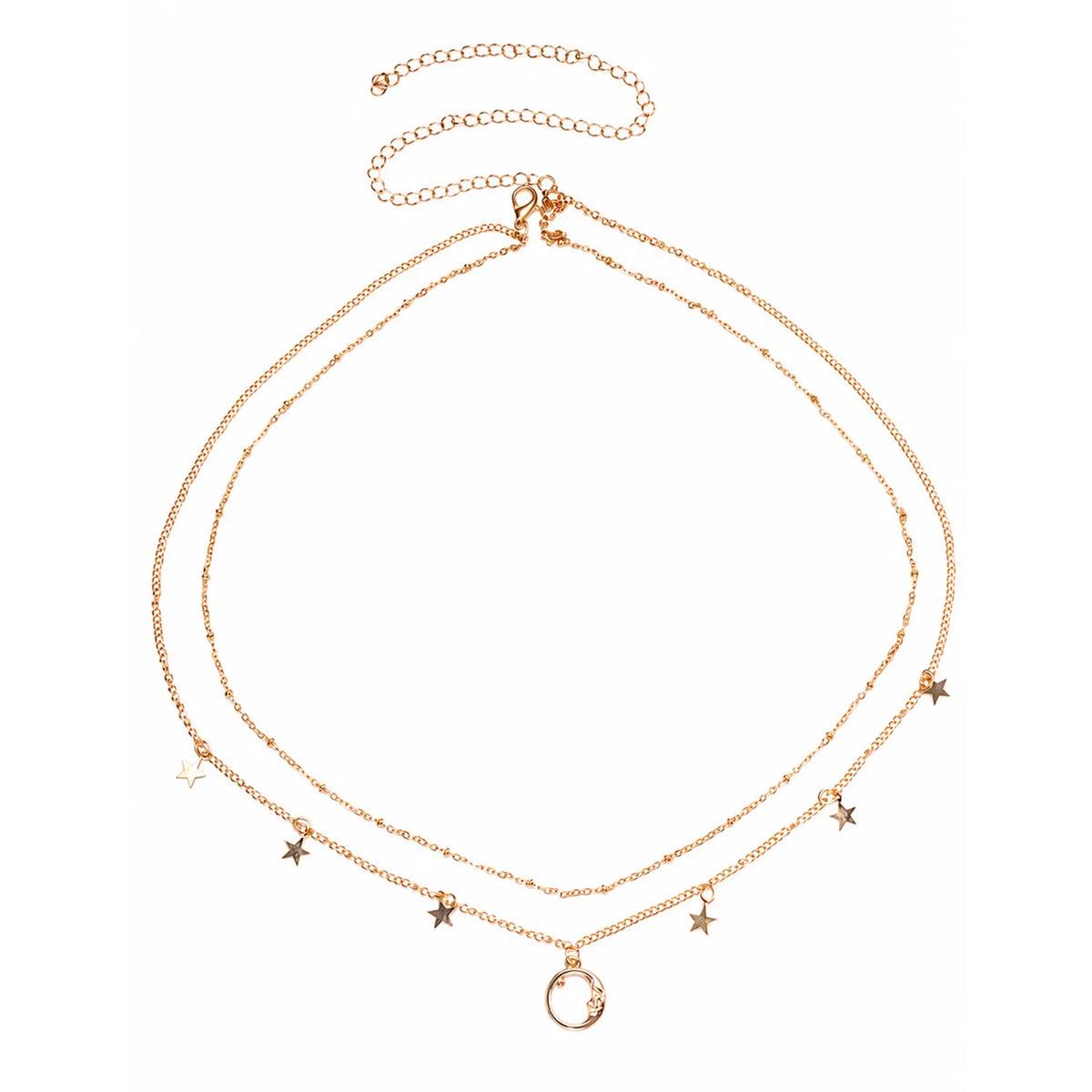 Peora Moonlit Dreams Charm Belly Chain - Gold