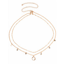 Peora Moonlit Dreams Charm Belly Chain - Gold