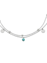 Peora Minimal Charm Belly Chain - Silver