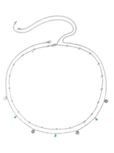 Peora Minimal Charm Belly Chain - Silver