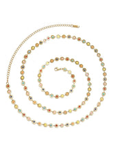Peora Rainbow Spark Belly Chain - Multi colour