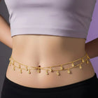 Peora Delicate Charm Layer Gold Belly Chain