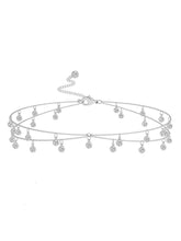 Peora Delicate Charm Layer Silver Belly Chain