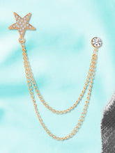 Peora Dual Chain Brooch Pin – Stylish & Royal Touch