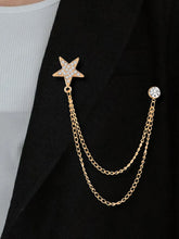 Peora Dual Chain Brooch Pin – Stylish & Royal Touch