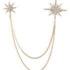 Peora Double Chain Brooch – Elegant & Statement Accessory