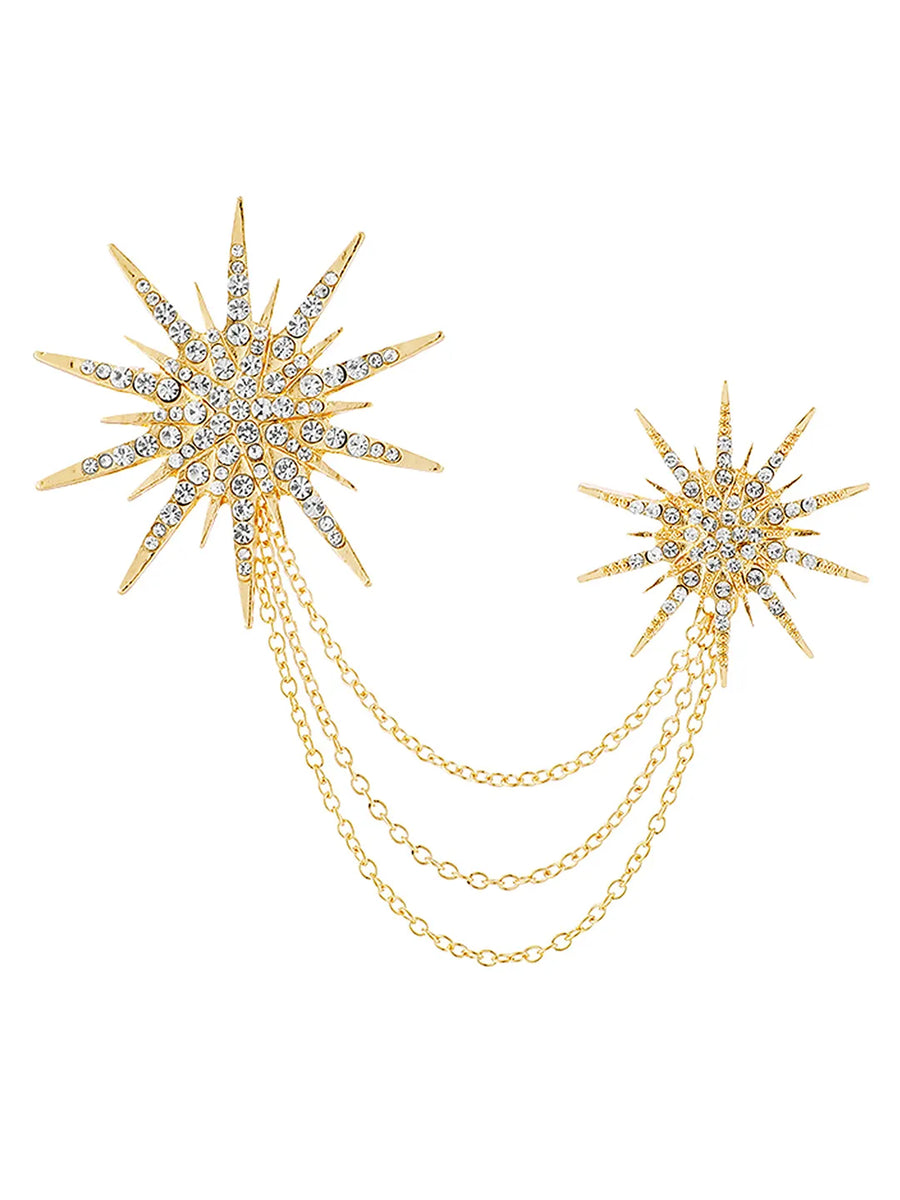 Peora Twinkling Star Brooch – Sparkle with Every Look