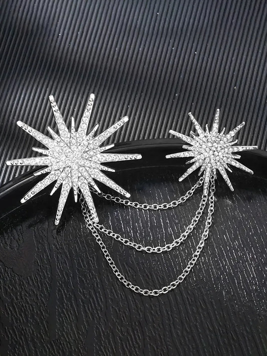 Peora Twinkling Star Brooch – Sparkle with Every Look