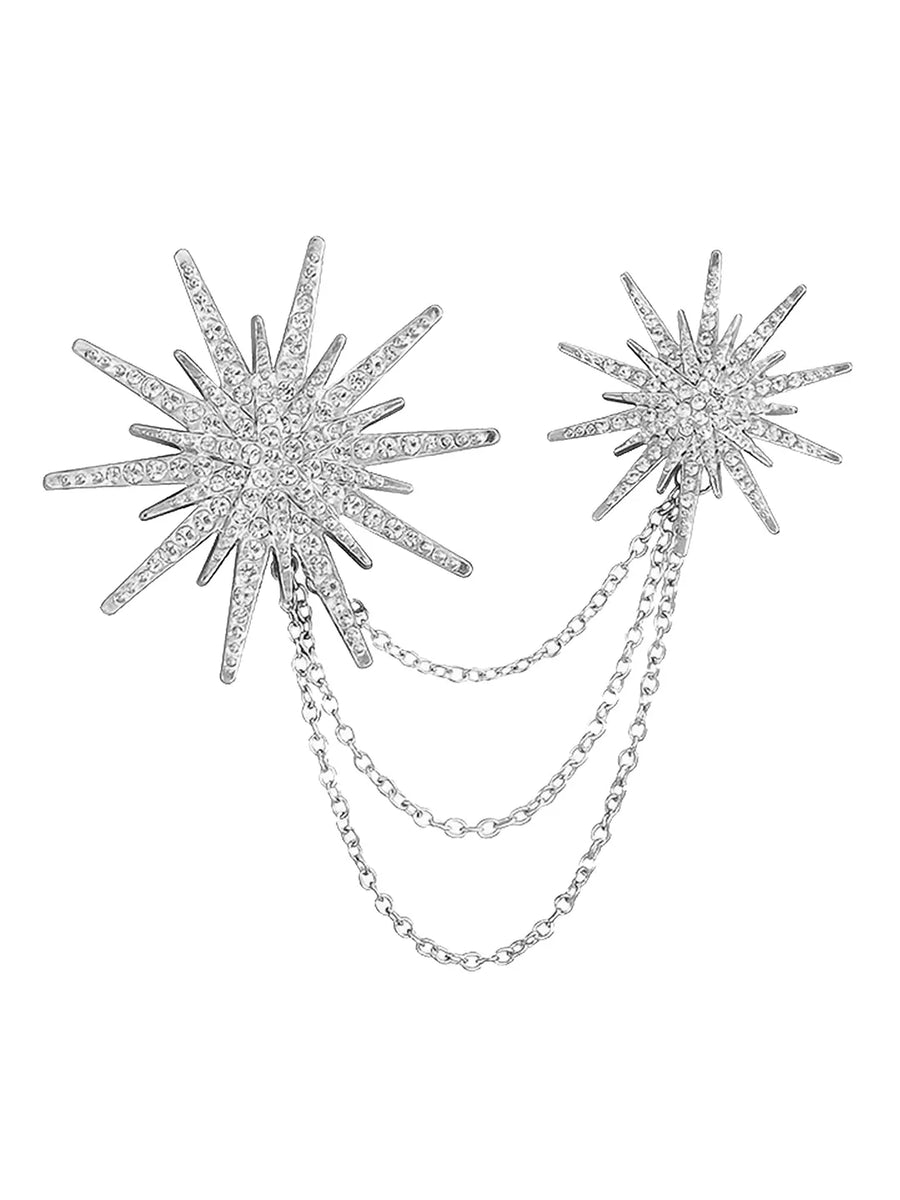 Peora Twinkling Star Brooch – Sparkle with Every Look