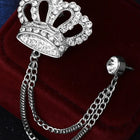 Peora Crown Shaped Brooch Pin – Royal & Stylish Accessory