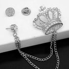Peora Crown Shaped Brooch Pin – Royal & Stylish Accessory