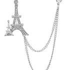 Double Chain Brooch – Royal & Elegant Layered Pins | Peora