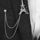 Double Chain Brooch – Royal & Elegant Layered Pins | Peora