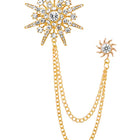 Double Chain Brooch – Elegant Layered Brooch Designs | Peora