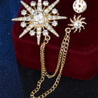 Double Chain Brooch – Elegant Layered Brooch Designs | Peora