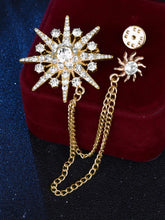 Double Chain Brooch – Elegant Layered Brooch Designs | Peora