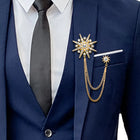 Double Chain Brooch – Elegant Layered Brooch Designs | Peora