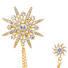 Double Chain Brooch – Elegant Layered Brooch Designs | Peora