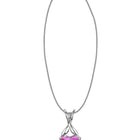 Love Embrace Heart Crystal Pendant Chain
