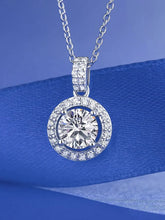 Halo Radiance Sparkling Round Pendant