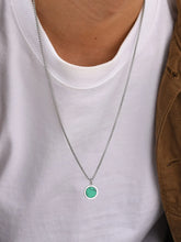 Minimalist Round Pendant Charm Chain