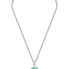 Minimalist Round Pendant Charm Chain