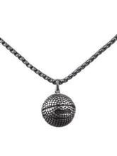 Charming Textured Sphere Pendant Chain